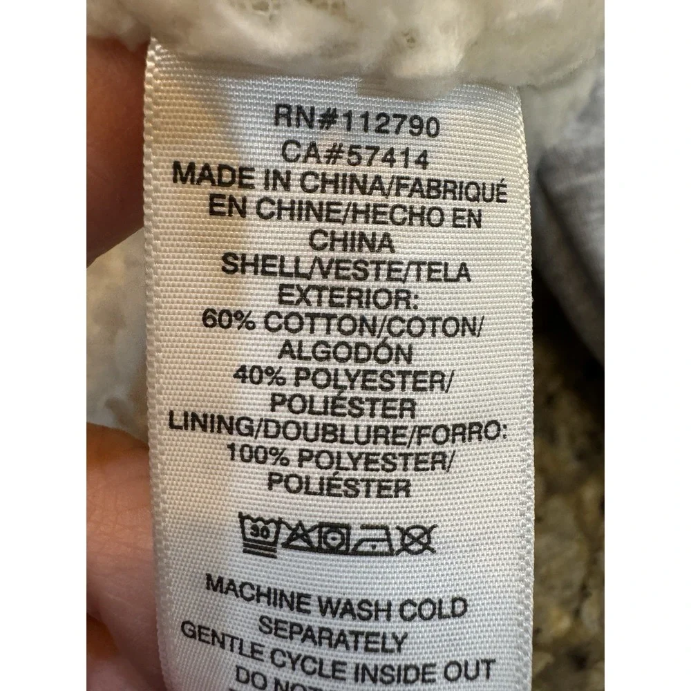 True Religion Sherpa Print Logo Seal Full Zip Hoodie in heather grey Size Large
